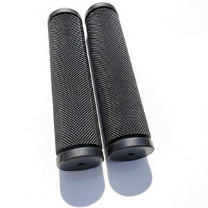 Poignées de guidon souples pour vélo, 22.2mm, antidérapantes, noires, en TPR, pour vélos de montagne - Product Image 4