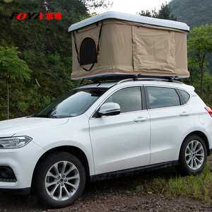 Tente de toit pour voiture tout-terrain, <span class=keywords><strong>camping</strong></span>, 2/3 personnes, tente de toit pour voiture, tente de toit pour berline 3 personnes, coque rigide, avec pare-soleil - Product Image 3