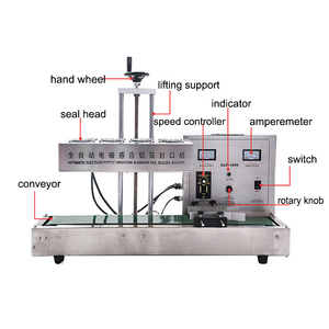 Machine de scellage par induction électromagnétique à feuille d'aluminium à refroidissement par eau automatique continue - Product Image 2