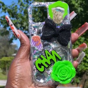 Anime Cartoon Coal Ball Label Drip Oil DIY Cute Fashion Hair Accessories Phone Case Alloy Accessories - Product Image 5