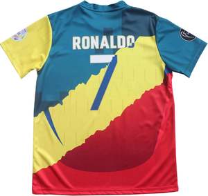 LeenBD Madrid Manchester <span class=keywords><strong>Al</strong></span> <span class=keywords><strong>NASSR</strong></span> # Conjunto <span class=keywords><strong>de</strong></span> Camiseta y Calcetines <span class=keywords><strong>de</strong></span> Fútbol <span class=keywords><strong>de</strong></span> Malla para Niños <span class=keywords><strong>de</strong></span> 7 Años, Tallas Juveniles - Product Image 3