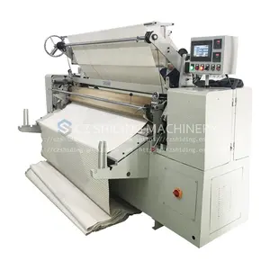 Máquina de plissagem de tecido têxtil computador 216