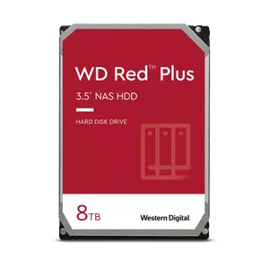 Wester n Digital 8TB WD Red Plus NAS HDD, Internal 3.5'' Hard Drive, 128MB Cache - WD80EFZZ