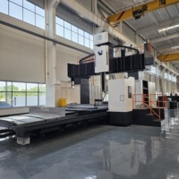 Machine de fraisage à double colonne CNC DVF5033 pour le perçage des métaux