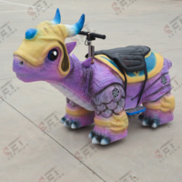 Équipement pour dinosaures Animatronic Voiture pour enfants en voiture sur dinosaures en voiture