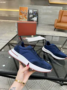 New Top Quality Luxury Designer Sneakers Unisex Premium Casual Lace-Up Closure <b>Height</b> <b>Increasing</b> Light Weight for Spring Walking - Product Image 1