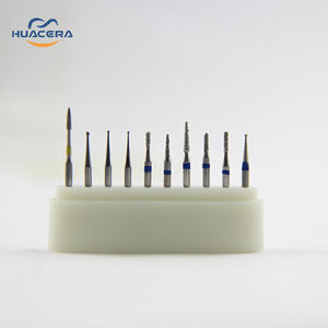 Huacera 4105 porcellanato dentale impiallacciatura diamantata Kit carburo punta Router punte per cliniche odontoiatriche - Product Image 4