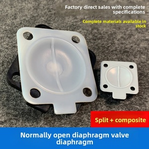 Válvula de diafragma compuesto de grado medicinal de tipo normalmente abierto, de doble capa sanitaria, para alta temperatura - Product Image 2