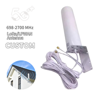 Antenne Omni Antenne en fibre de verre Longue portée 1 km 10dBi 5G Wifi Antenne aérienne 2x2 Mimo Antenne directionnelle extérieure à panneau 5.8ghz