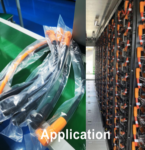 Kunden spezifischer 120A DC-Netzteilkabel-Kabelbaum mit Kupfer kontakt 1P-Batteriespeicheranschluss für den Anschluss - Product Image 5