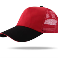Gorra Trucker de 5 Paneles con Malla Trasera, Personalizable con Logotipo, Dos Tonos, Transpirable, de Poliéster, Unisex, Gorra de Béisbol, Venta al Por Mayor