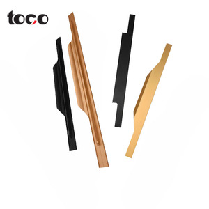 TOCO Rumah Kabinet Menarik Furniture Stang Tape T Bar Golden Line Pegangan Kabinet untuk Pintu Kayu - Product Image 2