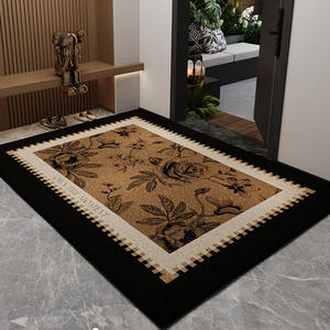 Luz de lujo moderna simplicidad 10mm lavable poliéster antideslizante personalizado Color puerta Mat entrada del Hogar sala de estar - Product Image 1