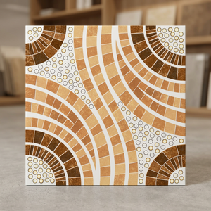 Carreaux de sol en céramique modernes à motif mosaïque 300x300mm, design en porcelaine imperméable pour l'aménagement intérieur - Product Image 6