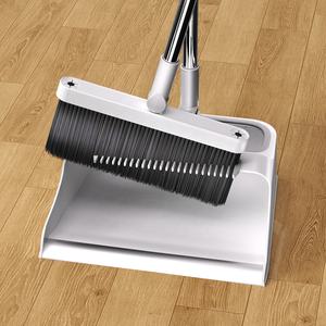 Realida خفيفة الوزن سهلة التخزين ردهة المكتب استخدام مجموعة مكنسة مقبض طويل دوارة مقلاة مجرفة لينة الحيوانات الأليفة للاستخدام المنزلي المطبخ - Product Image 4