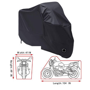 Всесезонный чехол для мотоцикла 3XL, универсальный УФ 50 + протектор для скутера, водонепроницаемый пыленепроницаемый чехол от дождя для мотоциклов и улицы - Product Image 1