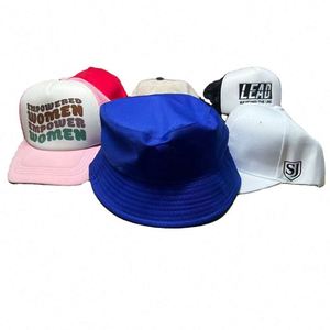 Wholesale Custom <b>Reversible</b> Cotton Panama Fisherman <b>Bucket</b> <b>Hat</b> with Embroidery Design Logo for Promotion - Product Image 1