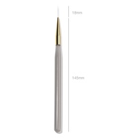 Rotulador ultrafino para decoración de uñas, lápiz profesional para pintar, mezclar, dibujar flores, delinear, tallar, fototerapia TY333