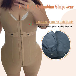 Vente en gros de gaines colombiennes Faha post-chirurgie pour femmes gaines complètes BBL gaines de contrôle du <span class=keywords><strong>ventre</strong></span> pour femmes <span class=keywords><strong>gaine</strong></span> mince - Product Image 3