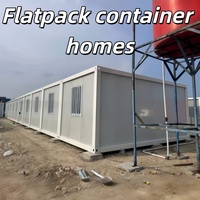 Casa Contenedor Prefabricada Portátil y Ecológica, de Diseño Plano, para Uso en Oficinas, Viviendas Modulares
