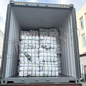 Trapos de tela mixta al por mayor de fábrica china, pacas de 100 kg, trapos de limpieza cortados, ropa usada de camisetas de verano, a bajo precio - Product Image 3