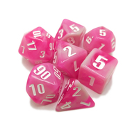 Vente flash - Jeu de dés de qualité supérieure en résine, dés à six faces, mélange de deux couleurs