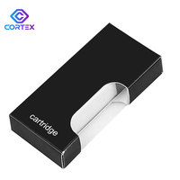 Cartouche en céramique vide personnalisée 1g 2g, emballage auto-érecteur en carton ondulé recyclable résistant aux enfants 1ml 2ml, impression offset