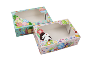 Boîtes à biscuits en forme d'œuf <span class=keywords><strong>de</strong></span> lapin sur le thème <span class=keywords><strong>de</strong></span> Pâques avec fenêtre, boîtes à beignets pour pâtisserie, fournitures pour fête <span class=keywords><strong>de</strong></span> Pâques, boîtes cadeaux pour enfants - Product Image 4