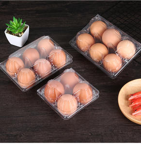<span class=keywords><strong>Supermercado</strong></span> <span class=keywords><strong>Precio</strong></span> barato 4 8 10 12 Rejilla Bandeja de <span class=keywords><strong>huevos</strong></span> de plástico PET Blister Box Farm Chicken Egg Packaging - Product Image 3