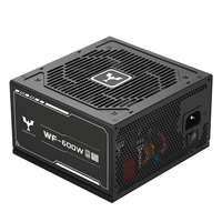Alimentation pour ordinateur de jeu 500W/600W/700W/800W ATX PSU personnalisé avec ventilateur de refroidissement noir