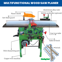 Rabot à bois électrique multi-usages Machines de menuiserie Multifonction Travail du bois