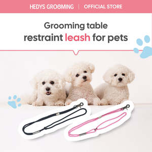 HEDYS GROOMING Laisse de contention de table professionnelle en nylon réglable et personnalisable pour chiens - Attache rapide, sécurité renforcée, modèle 0,04 kg - Product Image 5