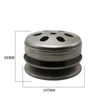 Conjunto de embrague de polea de correa trasera de motocicleta WS150, Scooter, rueda impulsada por motocicleta 125CC/150CC