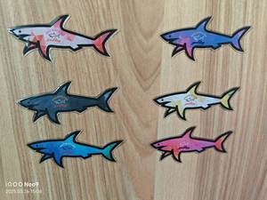 2025 Blnieece 3D 鲍勃鲨贴纸标志防水卡通装饰贴纸批发库存贴纸 - Product Image 6