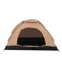 Tenda Camping Tiup 2 Orang Satu Kamar Tidur Tahan Air Ringan Buka Otomatis Portabel Tenda Luar Ruangan Empat Musim