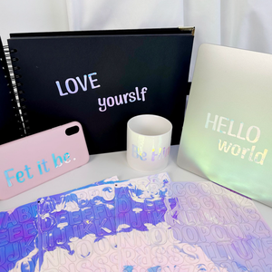 Bán buôn tùy chỉnh óng ánh Vinyl tự dính không thấm nước tự làm trang trí nội thất dán tấm cho hộp thư cốc nước thư nhãn - Product Image 3