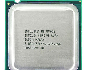 Procesador Intel Core 2 Quad Core Q9400, Core2 Quad Q9300, Q9400, Q9500, Q9505, Q9550, <span class=keywords><strong>Q9650</strong></span>, <span class=keywords><strong>Q9650</strong></span>, CPU de 775 Pines para Ordenador de Escritorio - Product Image 1