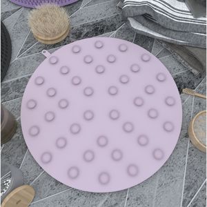 Silicone Back Scrubber Oval Massage Bath <b>Brush</b> For Deep Cleaning Shower Use - Product Image 2