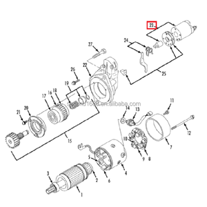41-2158 412-158 412158 Démarreur solénoïde pour Thermo King pour Yanmar 4.82 / 4.86 - Product Image 4