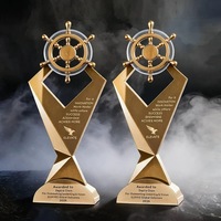 Trophées personnalisés en métal, cristal, résine, alliage de zinc, aluminium – Récompenses atmosphériques pour compétitions, champions, prix annuels, employés exceptionnels