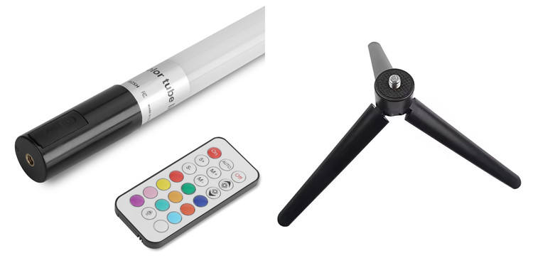 Tube RGB/Base de trépied de bureau