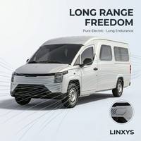 Mini-fourgon électrique LINXYS G210V à faible consommation d'énergie avec une autonomie de 400 km et une puissance de 100-150 kW, faible coût d'exploitation pour les flottes de livraison