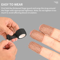 SPG tir à l'arc doigt onglet Wrap tir confortable doux respirant multi-usages protection garde engrenages adhésif accessoires