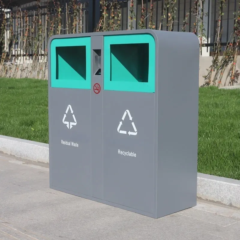 하이 퀄리티 경쟁력있는 가격 쓰레기통 직사각형 쓰레기통 공원 쓰레기 수 거리 야외 쓰레기통