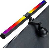 Barre lumineuse LED intelligente pour moniteur, à intensité réglable, protection des yeux, sans éblouissement sur l'écran, design moderne, alimentation USB, télécommande sans fil