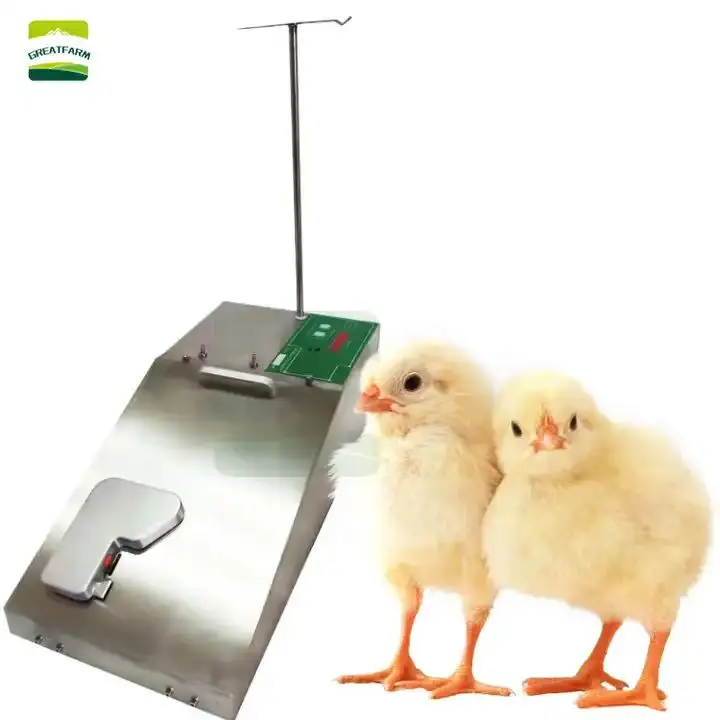 Hot Sale Chick vaccinador automático dispositivo Vacina Automática Seringa Contínua máquina para granja avícola