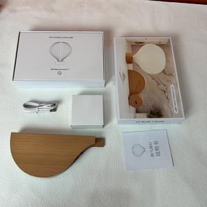 Lampe de nuit de bureau LED RVB moderne Lampe de <span class=keywords><strong>table</strong></span> sans fil rechargeable et écologique Lampe en papier <span class=keywords><strong>pliante</strong></span> pour montgolfière Flexible DC - Product Image 5