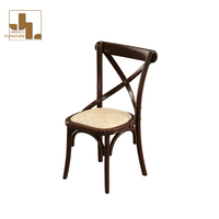 Ensemble de meubles de style nordique pour restaurant, bistro, café, hôtel, table à manger et chaise en bois de noyer