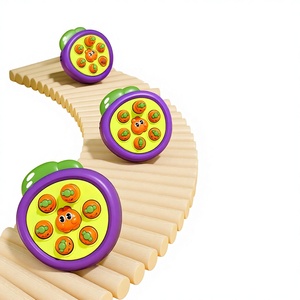 Nouveau jeu éducatif interactif parent-enfant en bois, type Whack-a-Mole, pour bébés, à pousser et jouer, cadeau éducatif pour enfants - Product Image 1