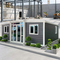 Casa Contenedor Expandible Prefabricada Moderna de 20 y 40 Pies con Certificación CE ROHS SAA, Venta Directa, Oficina Transpirable para Exteriores, Vivienda Prefabricada